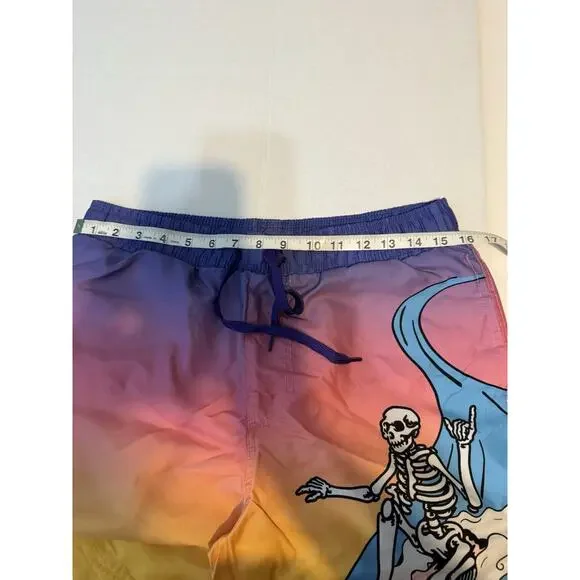 Chemistry Colorful Skeleton Swim Trunks SPF 50 - Size M (NWT) - Picture 3 of 8